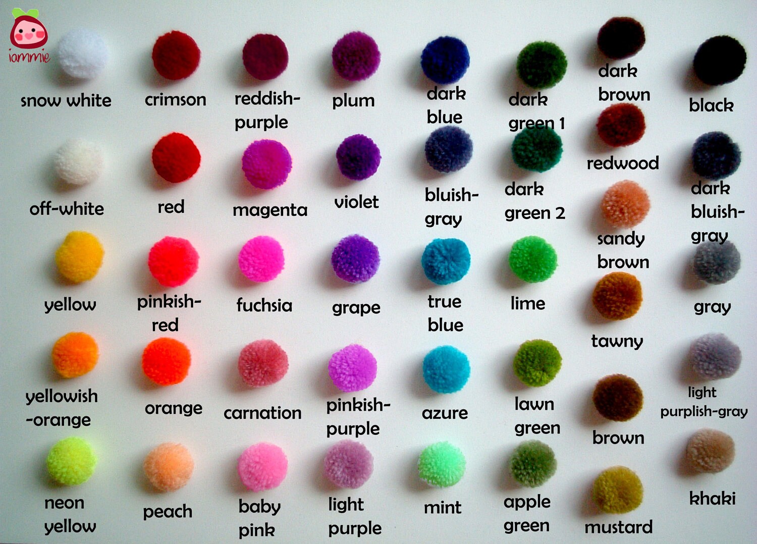 Pom Pom Yarn - 6 Color Combinations - Color Crazy