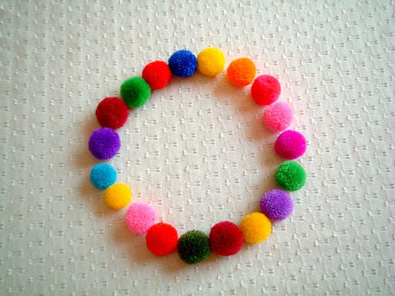 Party Pom Poms Party Decoration Wedding Decoration Yarn Pom Etsy