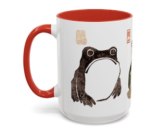Matsumoto Hoji Frog Mug: Vintage Japanese Art, Frogcore