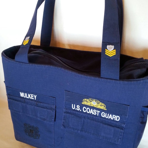 Coast Guard Messenger Bag Etsy