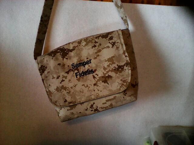 Army Mom purse messenger handbag 