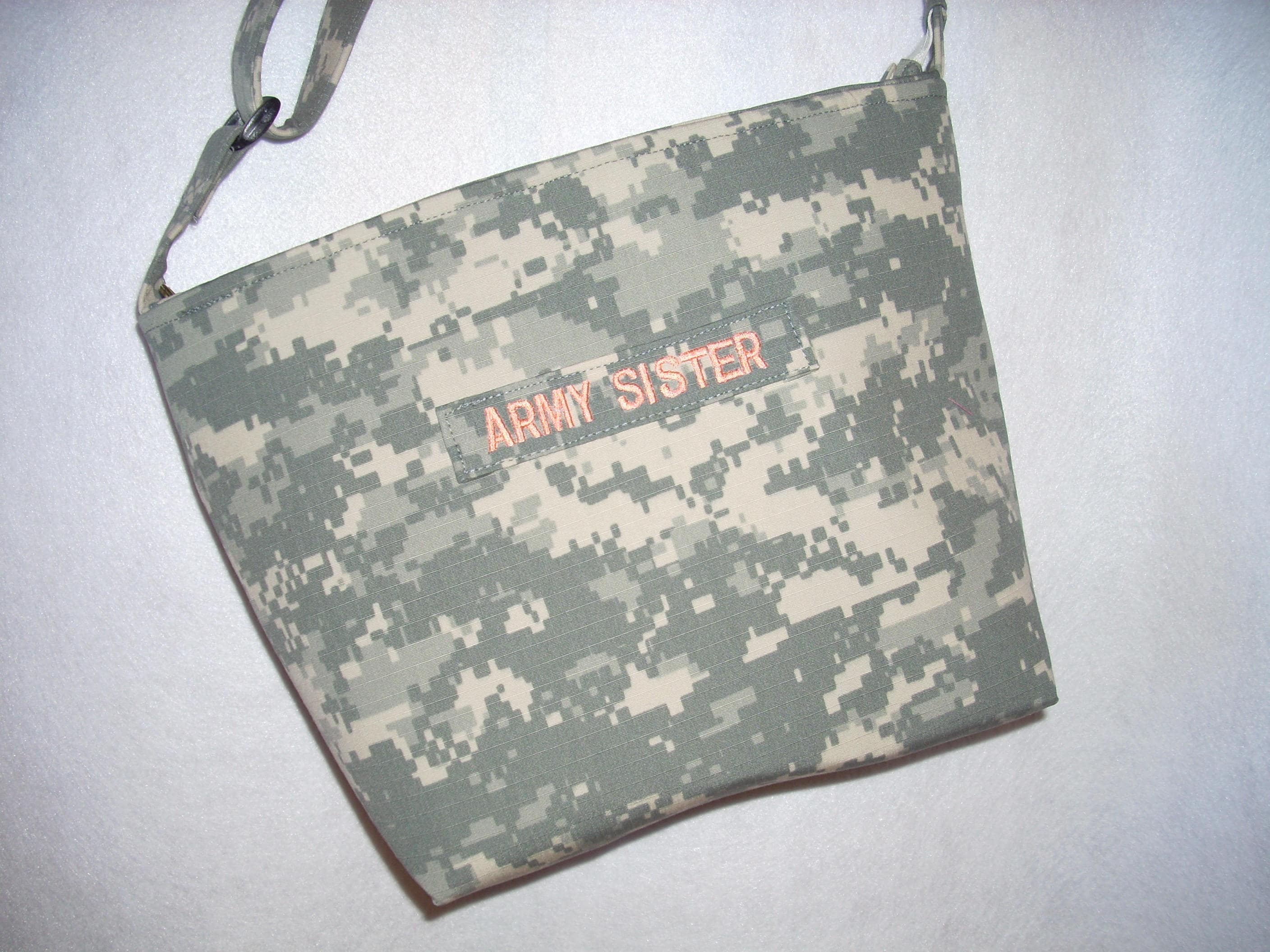 Army Mom purse messenger handbag 