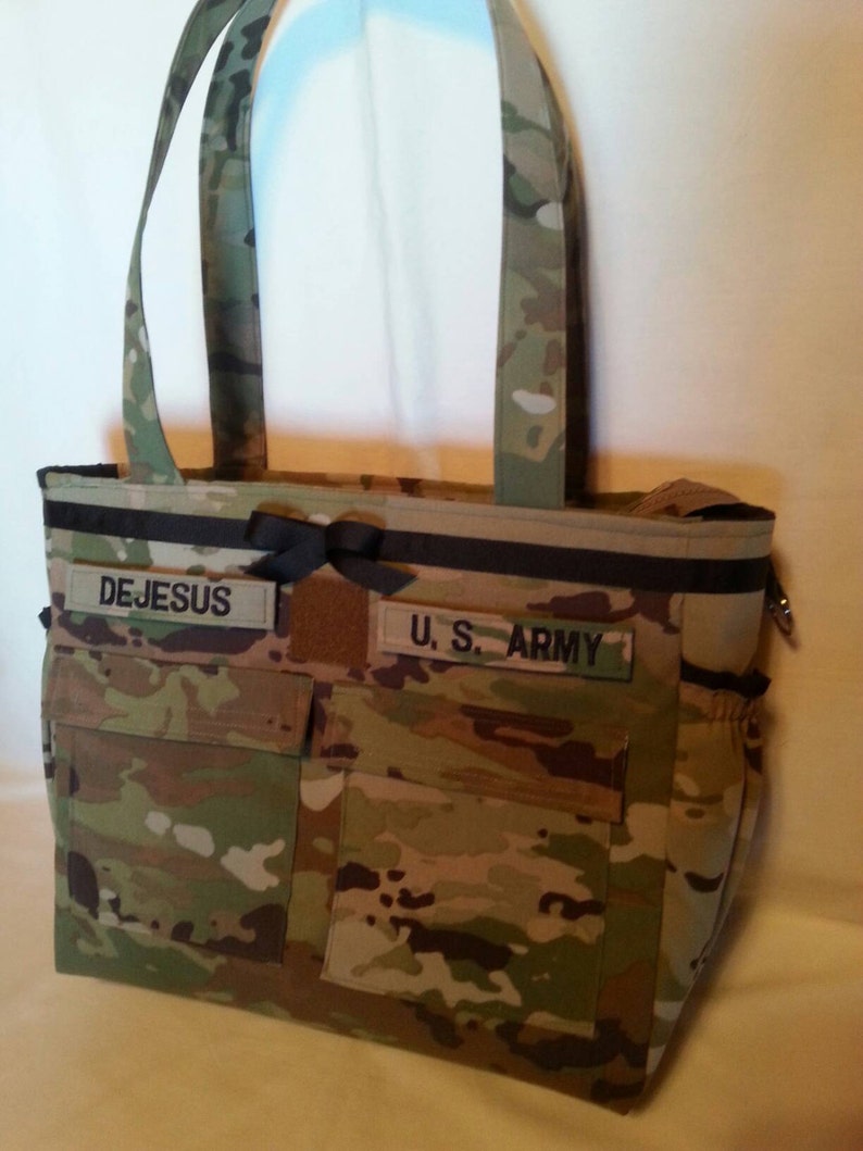 s embroideries trims You design the bag i make the bag makersgonnamake Unique Camo Army diaper bag handmade custom bag your choice color