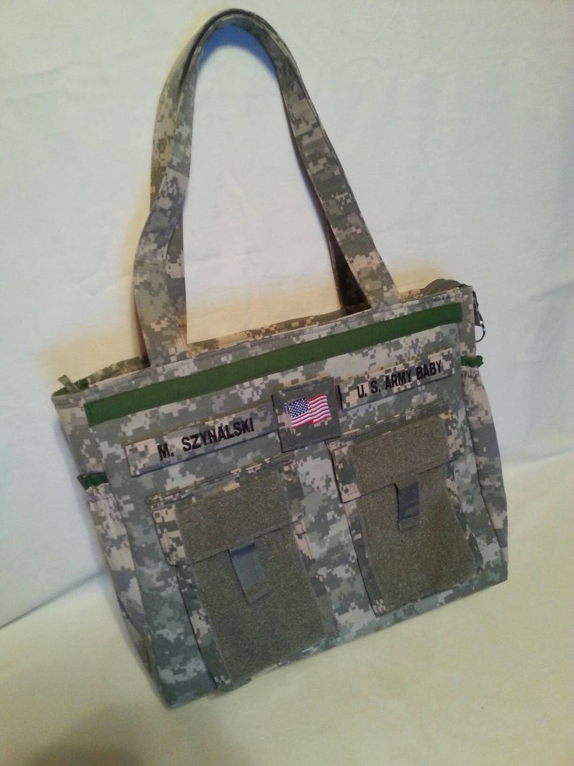Army diaper bag camo daddy diaper bag Gift for her unique gift Etsy