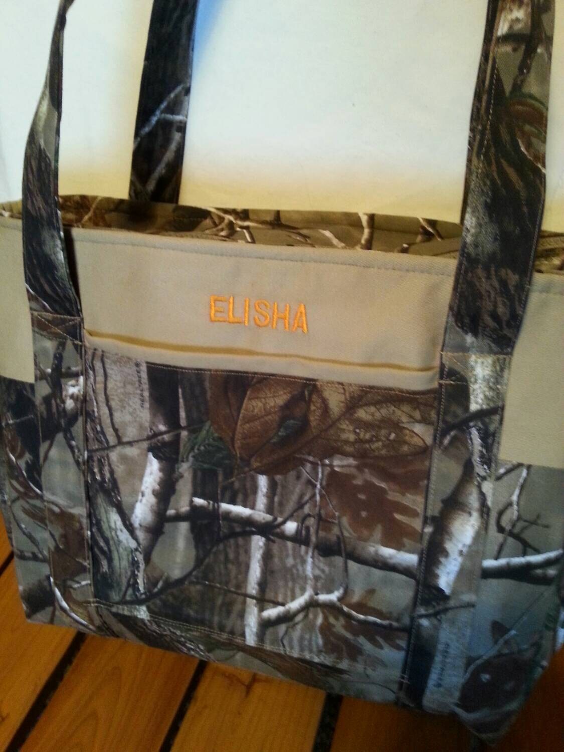 Real tree camo diaper bag personalize custom embroidery future | Etsy