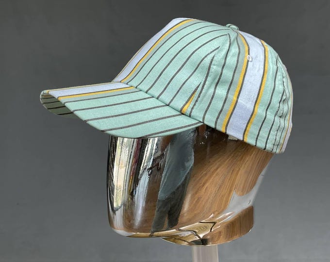 Featured listing image: Embroidered Ikat Hat - Handmade Organic Cotton Baseball Cap, Handwoven Design