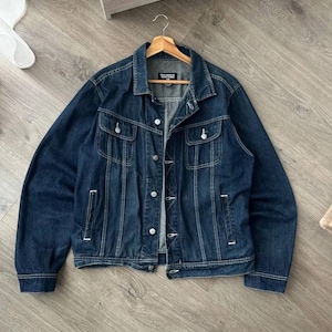 Vintage Polo Jeans Company PRL Denim Faded Pocket Jacket