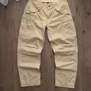 Vintage Polo Ralph Lauren Cargo Beige Baggy PRL Pants