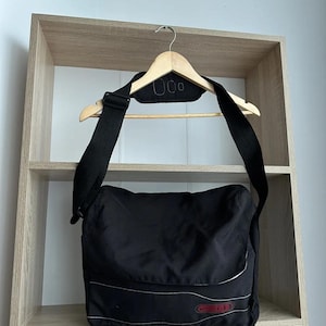 Vintage Nike Messenger Black Bag Pack