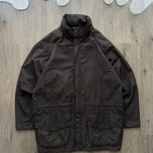 VTG Barbour Brown Waterproof And Breathable Jacket