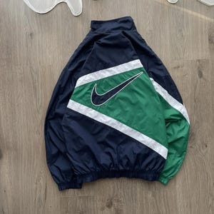 VTG Nike Big Swoosh Light Jacket - Etsy