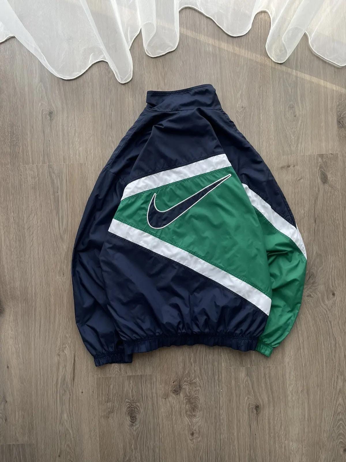 VTG Nike Big Swoosh Light Jacket - Etsy