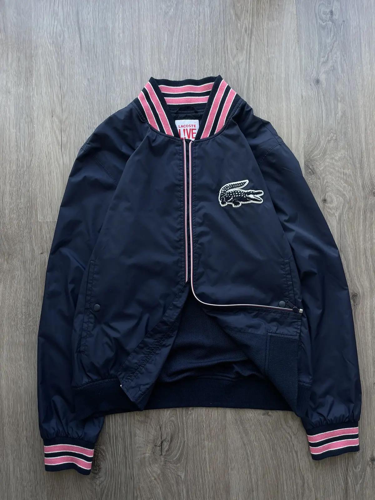 ✨大人気！XL(52) LACOSTE LIVE ナイロンジャケット ネイビー 限定価格セール！】 LACOSTE ✨大人気！XL(52) LIVE ネイビー