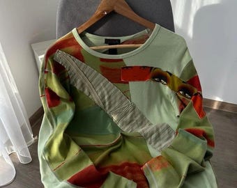 Vintage Custo Barcelona Printed Long Sleeve