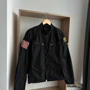 Vintage Ralph Lauren Denim Supply Black Motorcycle Jacket