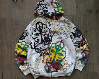 Vintage Ed Hardy Christian Audigier Hoodie