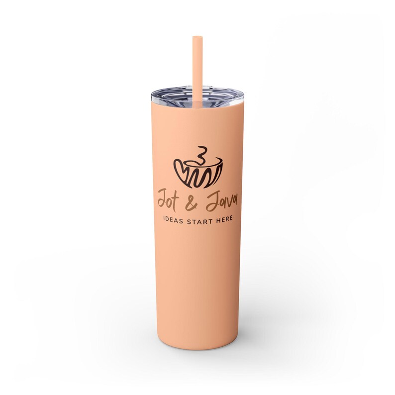 Jot and Java Skinny Tumbler image 1