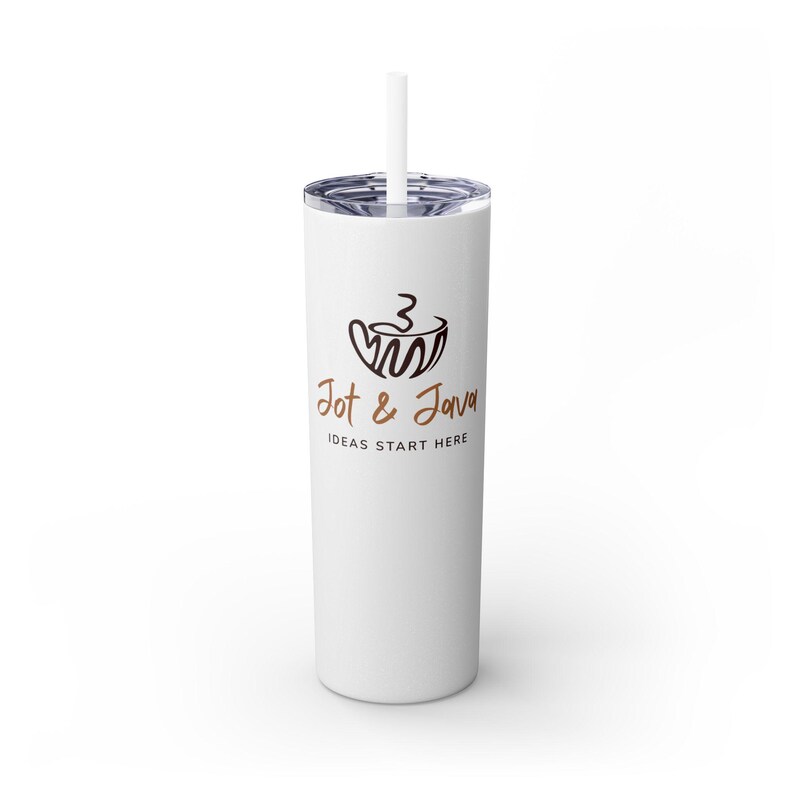 Jot and Java Skinny Tumbler image 2