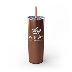 Jot and Java Skinny Tumbler image 3
