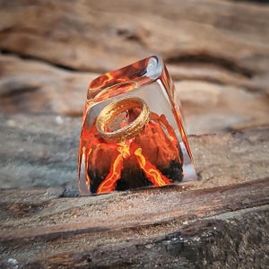 Hoofdring LOTR Artisan Kecap, aangepaste keycap, personage keycap, verjaardagscadeau