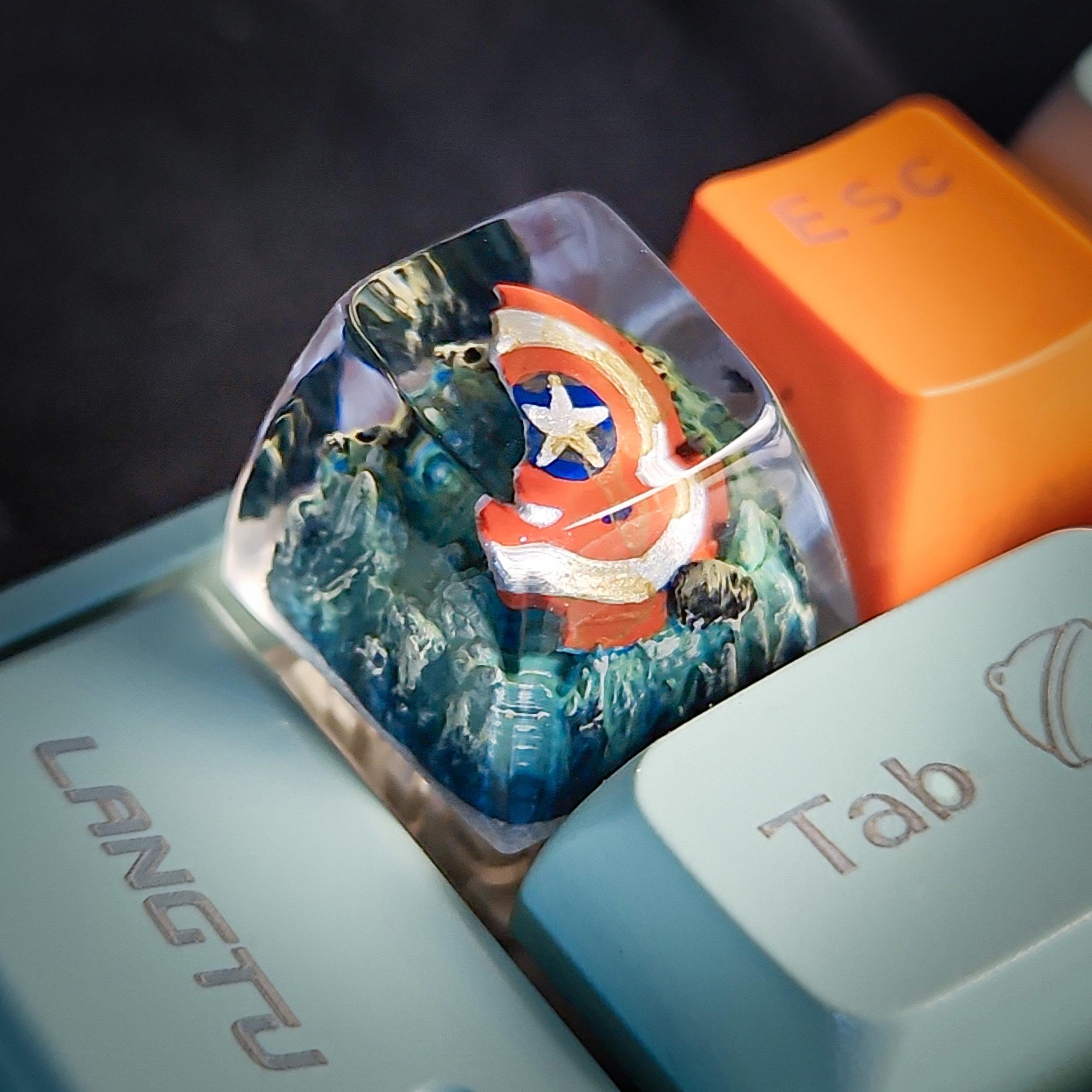 Superhero Icon Keycap, Comics Icon, Artisan Kecap, Custom Keycap ...