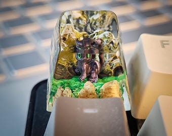 Toothless Artisan Kecap,Dragon Keycap, Night Fury Custom Keycap, Character Keycap, Birthday Gift, Christmas Gift