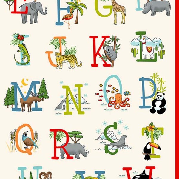 Cotton Fabric Panel Etsy