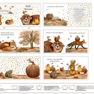 Little Readers Hello Autumn Kinder-Stoffbuchtafel von Dawn Rosengren