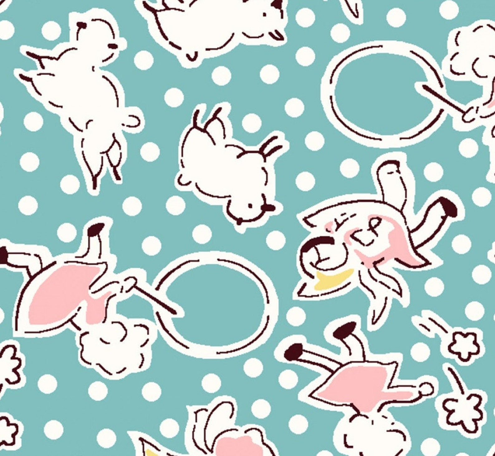 Nursery Rhymes Fabric Mary Had A Little Lamb Children's Etsy