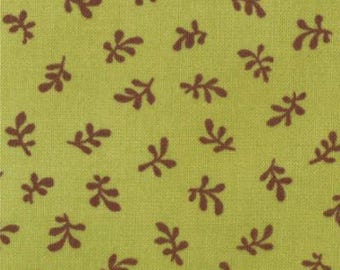 Hard to Find Sophie by Chez Moi fabrics by Chez Moi for Moda, Sophie Green Leaf 44 inches wide cotton fabric