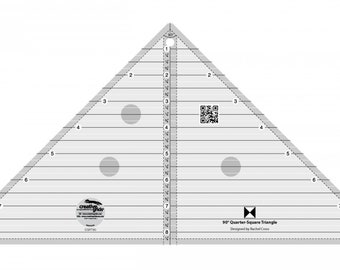 Creative Grids 90 Degree Quarter-Square Triangle Quilt Ruler