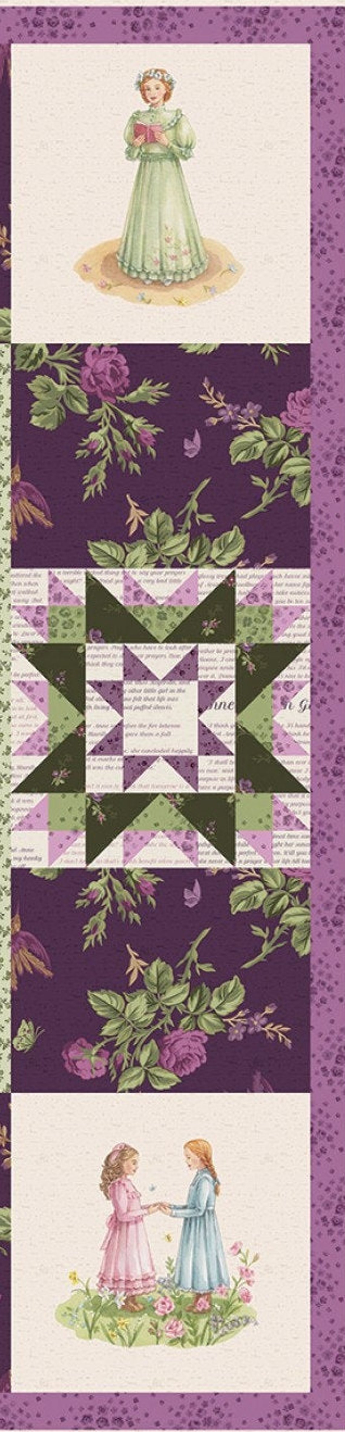 Anne Of Green Gables Cotton Fabric Panel from Riley Blake Etsy