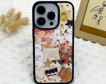 Cute Phone Case For iPhone Air iPhone 17 16 15 14 13 12 11  iPhone Pro/Pro Max Case iPhone Mini Case XR XS MAX SE2020 Customizable Gift