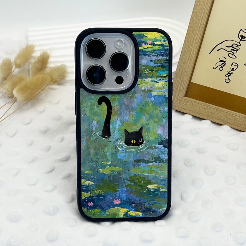 iPhone 17 Case Cat Blue - Etsy