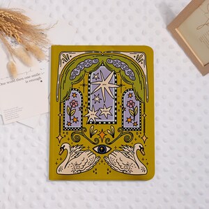 Swan Tarot iPad Case For iPad A16 10th Air7/6 iPad 9.7" 10.2" 10.9" 11" iPad Pro 2021 2022 2024 iPad Mini6/7,ipad Case 2025 Book&Flip