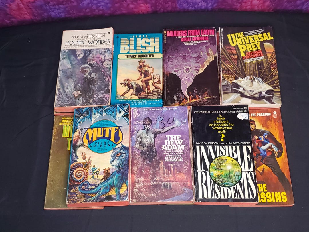 Avon Books Sci Fi Book Collection, 15 Books, Vintage Book