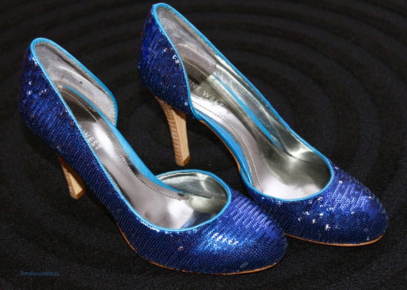 Nine west royal blue shoes deals