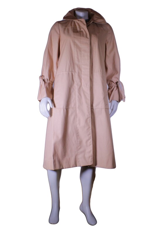 Dusty Rose Overcoat, by Irving Posluns, Small, Me… - image 2