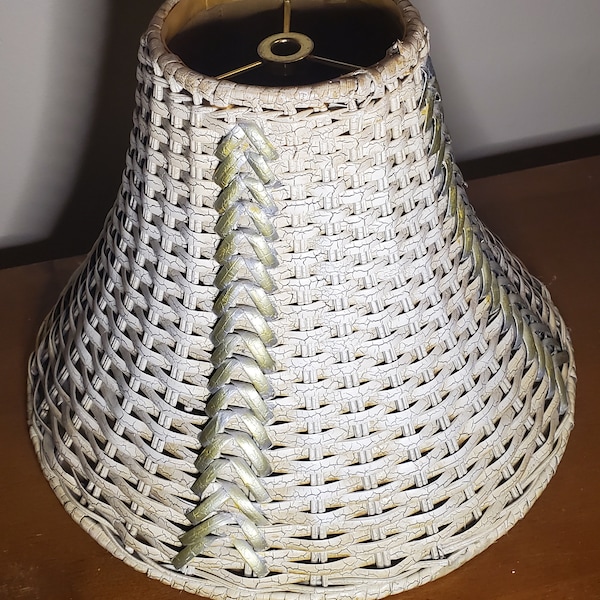 Wicker Lamp Shade Etsy