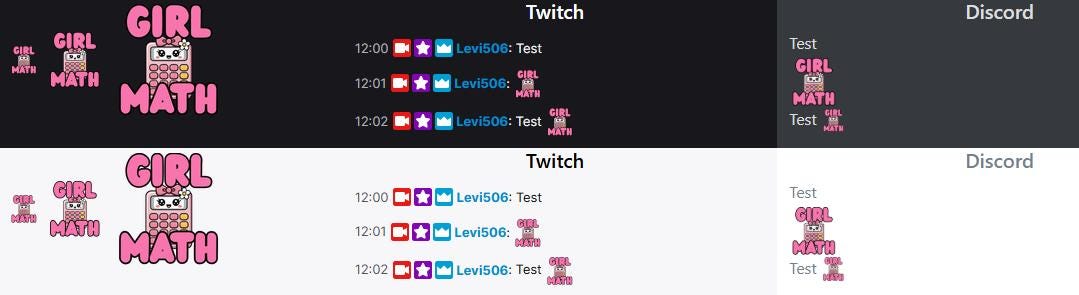 Girl Math Emote / Twitch Emote / Discord Emote - Etsy