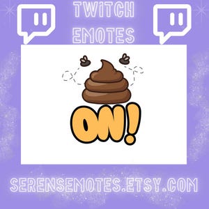 Pooped On Emote / Twitch Emote / Discord Emote