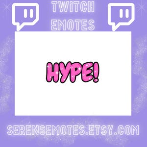 Hype Emote / Twitch Emote / Discord Emote