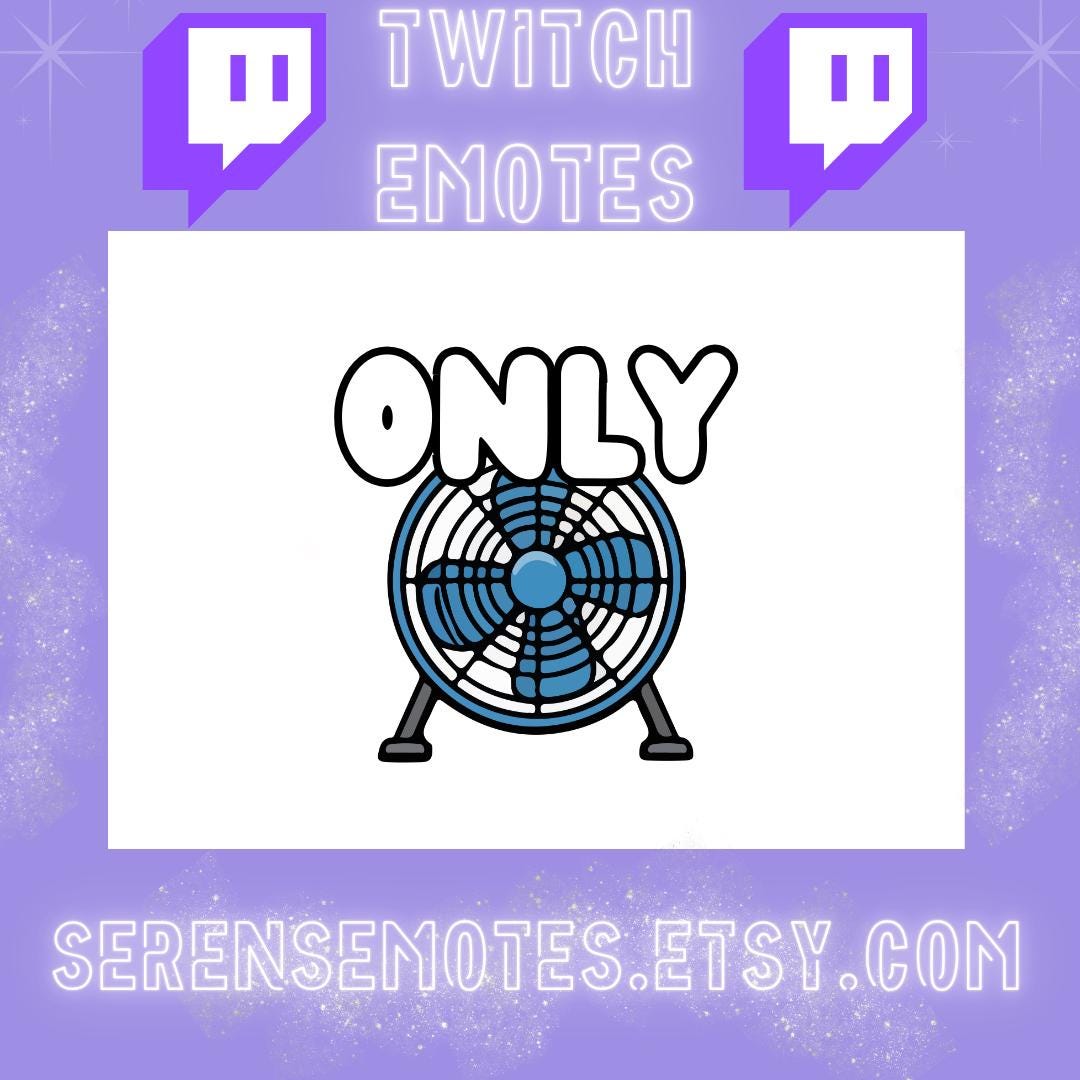 Fan Emote Fans Emote / Twitch Emote / Discord Emote - Etsy