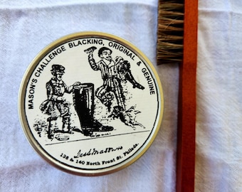 Shoe Blackening 19th Century Reproduction