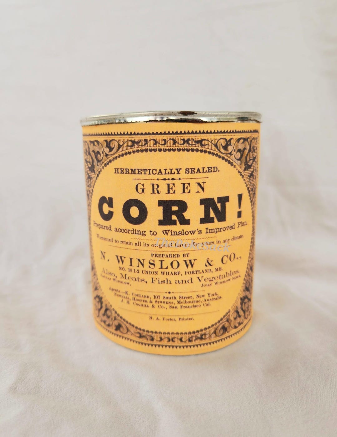 Reproduction Corn Can - Etsy