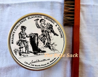 Shoe Blackening 19th Century Reproduction