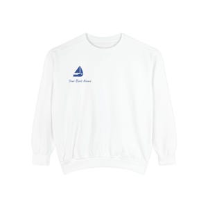 Customizable Sailboat Crewneck Sweatshirt