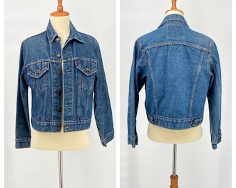 Vintage 1970's Levi's Third Edition Orange Tag Authentic Levi's Denim Trucker Type III Jacket