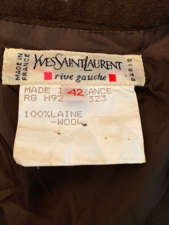 RARE Vintage Yves St Laurent Rive Gauche Chocolat… - image 7