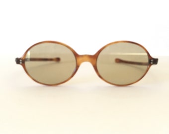 1960’s Oversized Mod French Sunglasses Tortoiseshell, Original glass lenses, New 1960 main image 3